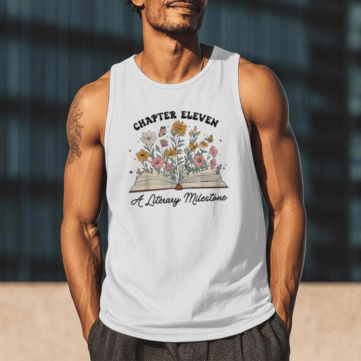 Chapter 11 A Literary Milestone 11th Birthday Book Lovers Men Tank Top Chapter 11 A Literary Milestone 11th Birthday Book Lovers Men Tank Top