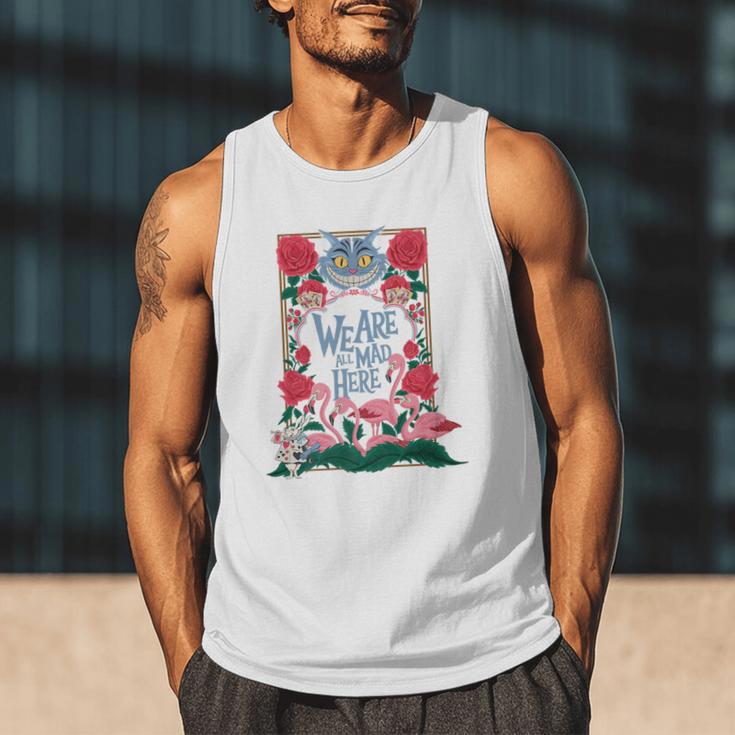 Cheshire Cat Alice In Wonderland Vintage Book Premium Men Tank Top