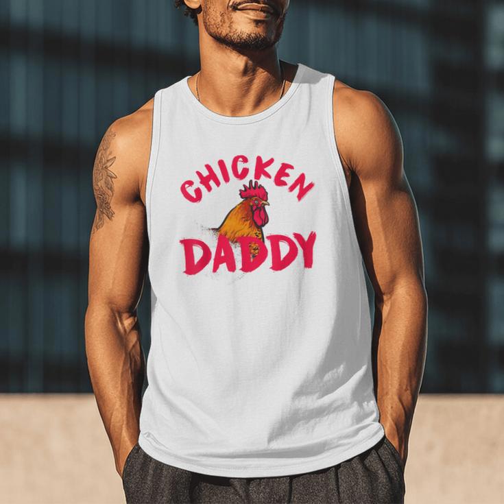 Chicken Dad Rooster Daddy Farmer Men Tank Top