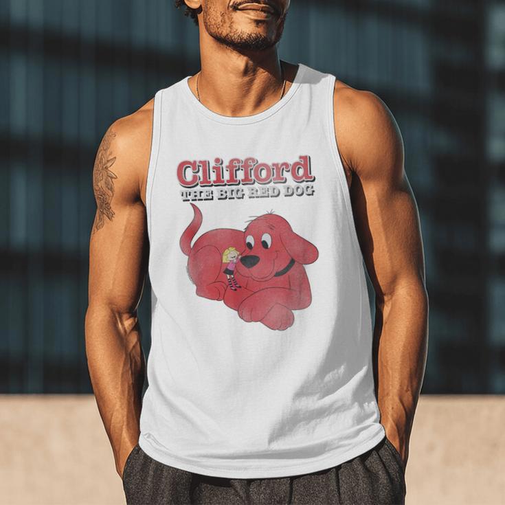 Clifford The Big Red Dog Clifford And Emily Book Cover Men Tank Top
