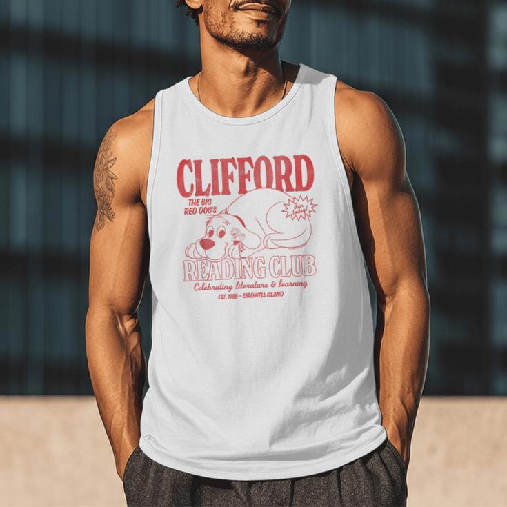 Clifford The Big Red Dog Reading Club Est 1988 Kids Books Men Tank Top Clifford The Big Red Dog Reading Club Est 1988 Kids Books Men Tank Top