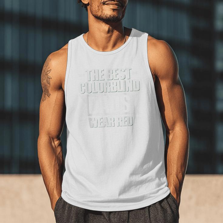 Colorblind Quote For a Colorblind Dad Men Tank Top