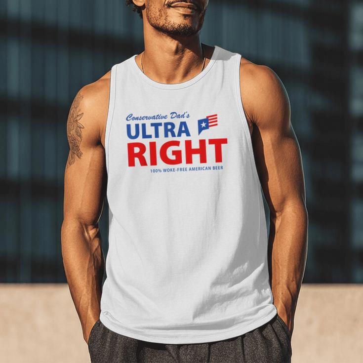 Conservative Dad's Ultra Right 100 Work Free American Beer Men Tank Top