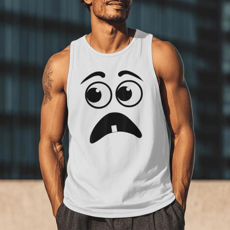 Creepy Face Carrot Halloween Book Character Costume Men Tank Top Creepy Face Carrot Halloween Book Character Costume Men Tank Top