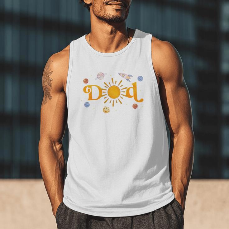Dad Of The Birthday First Trip Around The Sun Bday Boy Men Tank Top
