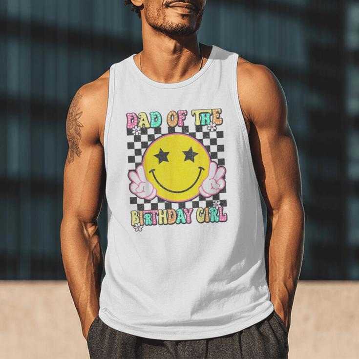 Dad Of The Birthday Girl Retro Family Matching Party Bday Men Tank Top