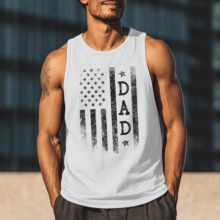 Dad Patriotic American USA Flag Father's Day Dad Men Tank Top Dad Patriotic American USA Flag Father's Day Dad Men Tank Top