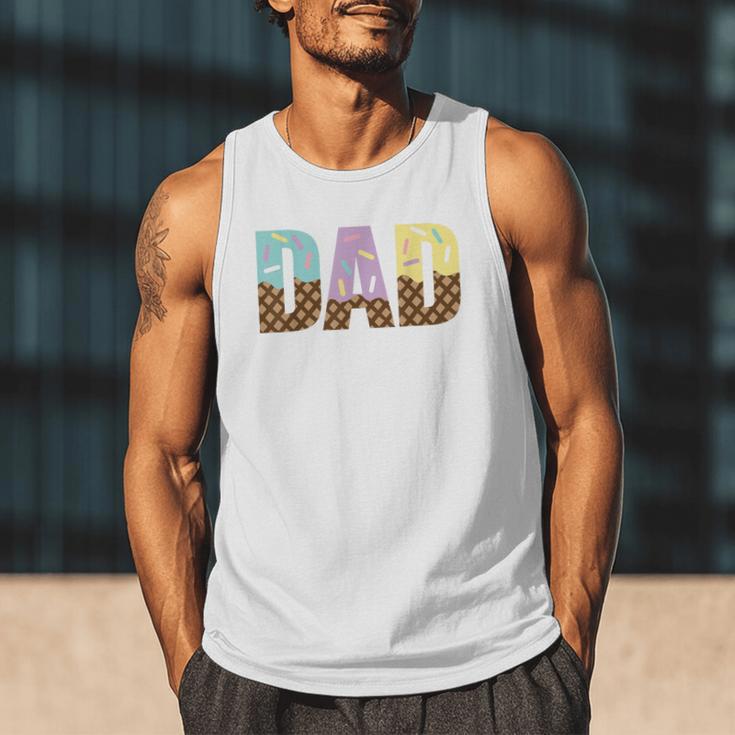 Dad Of The Sweet One Ice Cream 1st First Family Father's Day Men Tank Top