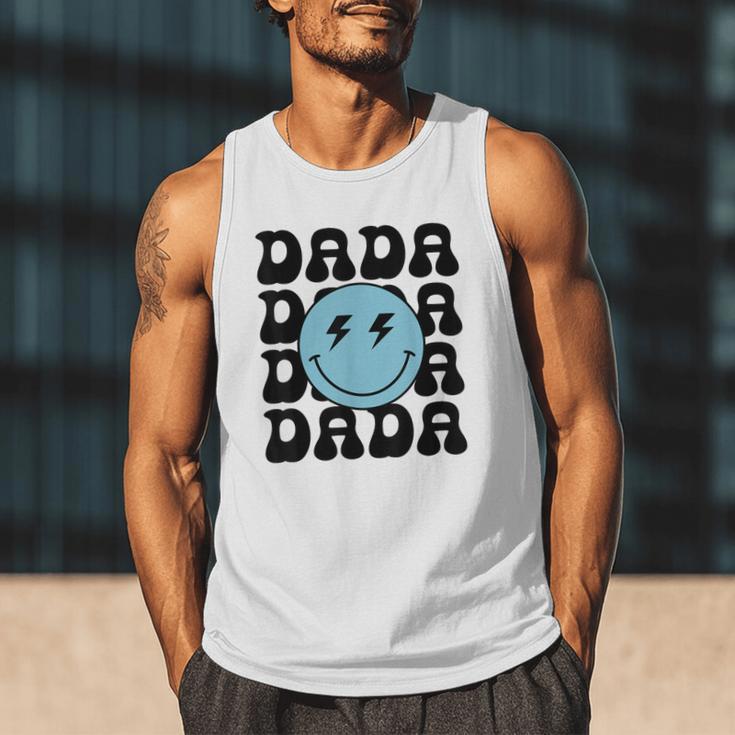 Dada One Happy Dude 1st Birthday Family Matching Men Tank Top