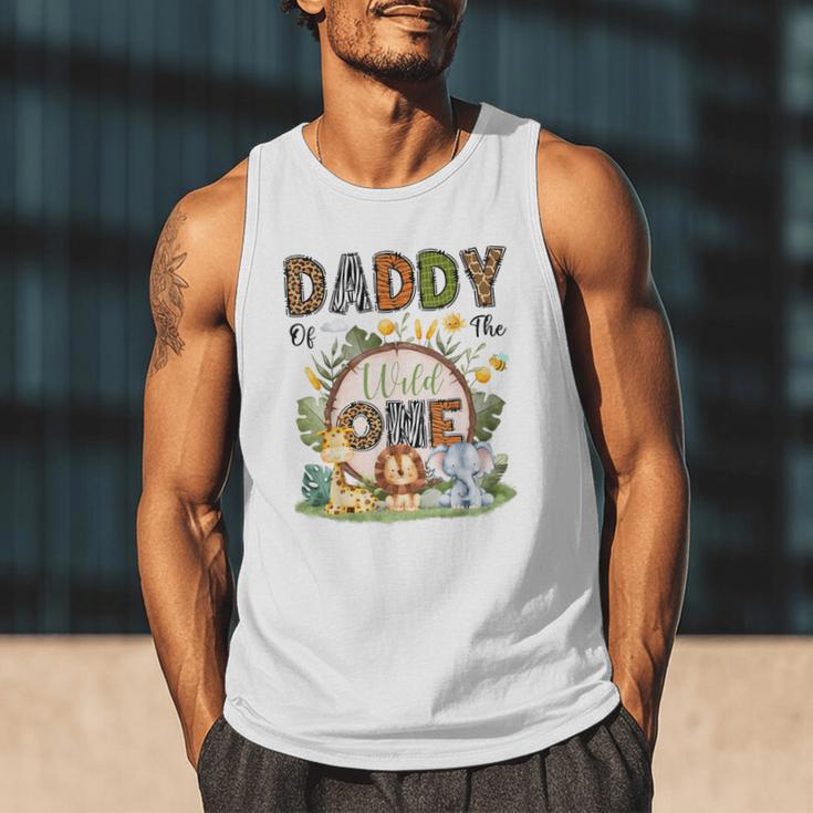 Daddy Of The Wild One 1St Birthday Boy Safari Jungle Men Tank Top