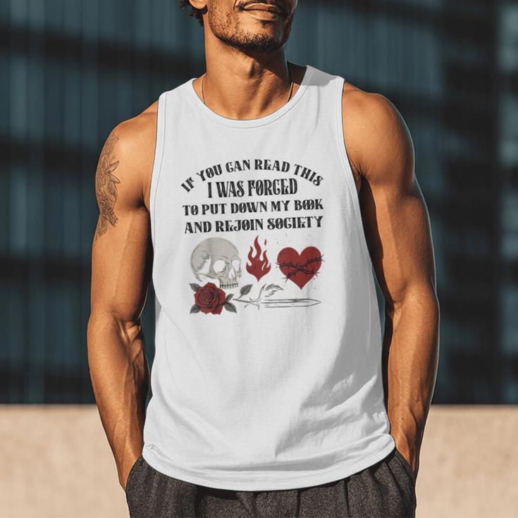 Dark Romance Bookish Merch Put My Book Down Spicy Book Women Men Tank Top
