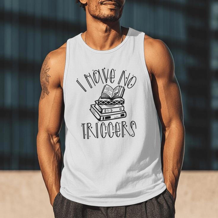 Dark Romance Shirt Women Smutt Book Merch I Have No Triggers Men Tank Top Dark Romance Shirt Women Smutt Book Merch I Have No Triggers Men Tank Top