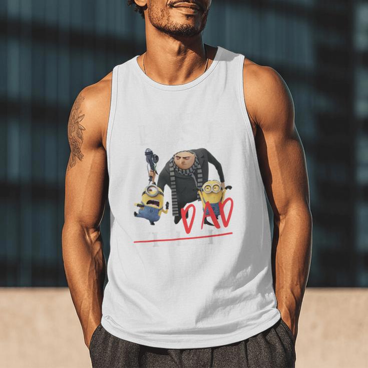 Despicable Me Minions Father's Day World's Best Dad Villain Men Tank Top