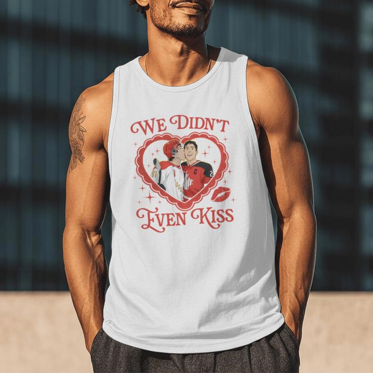We Didn't Even Kiss Hockey Romance Book Men Tank Top