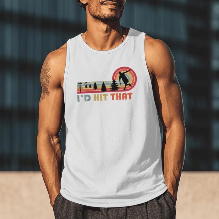 Disc Golf I'd Hit That Frisbee Golfer Retro Men Dad Men Tank Top Disc Golf I'd Hit That Frisbee Golfer Retro Men Dad Men Tank Top