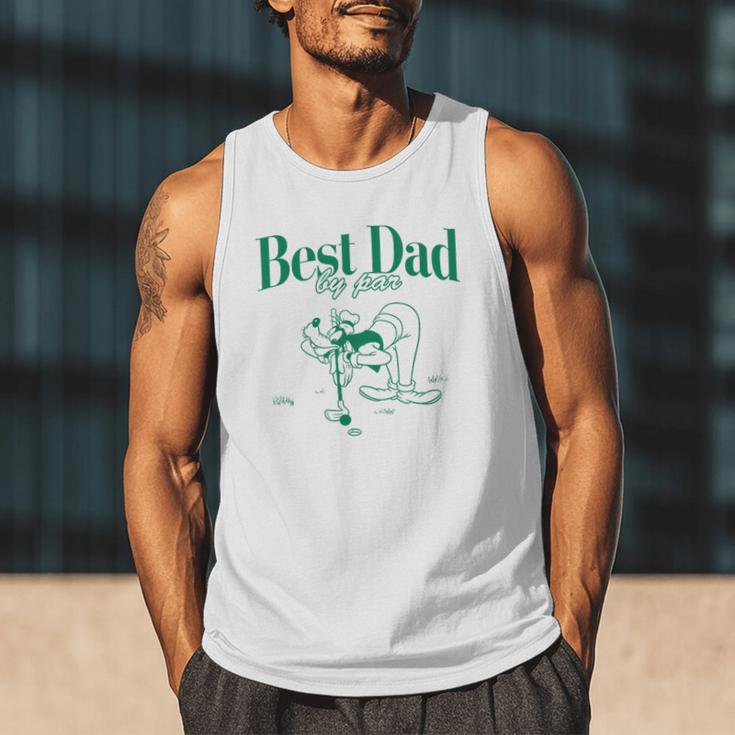 Disney Mickey & Friends Father's Day Best Dad Goofy Big Logo Men Tank Top
