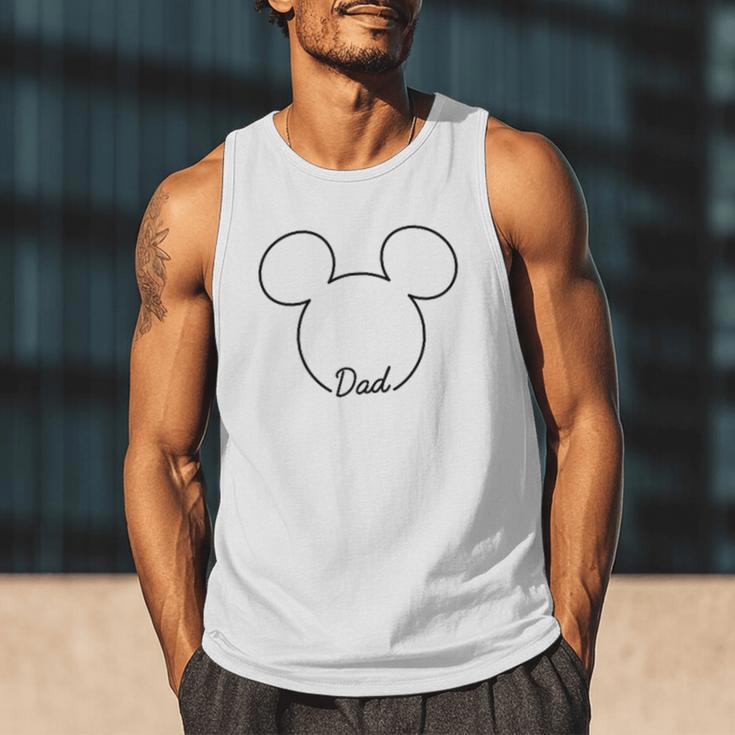 Disney Mickey And Friends Dad Mickey Art Line Pocket Logo Men Tank Top Disney Mickey And Friends Dad Mickey Art Line Pocket Logo Men Tank Top
