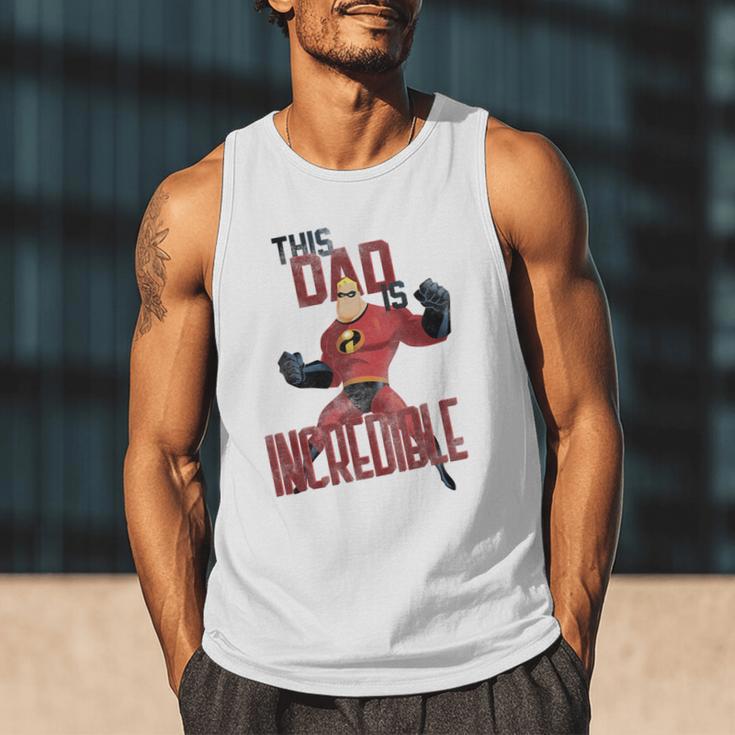 Disney Pixar The Incredibles Father's Day Incredible Dad Men Tank Top