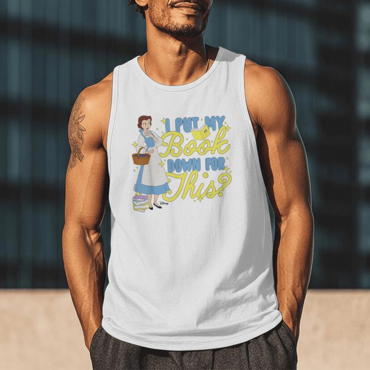 Disney Princess Belle I Put My Book Down For This Men Tank Top