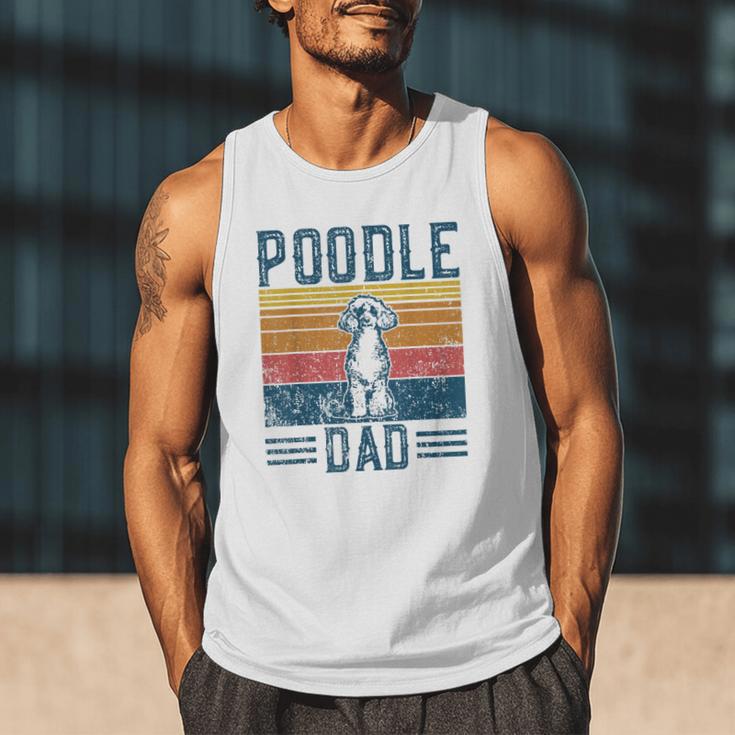 Dog Dad Vintage Poodle Dad Men Tank Top