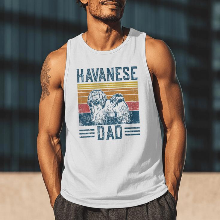 Dog Havanese Dad Vintage Havanese Dad Men Tank Top