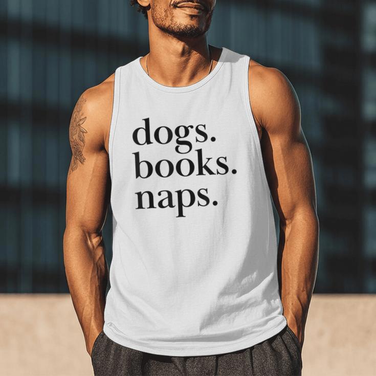 Dogs Books Naps Lovers Men Tank Top Dogs Books Naps Lovers Men Tank Top