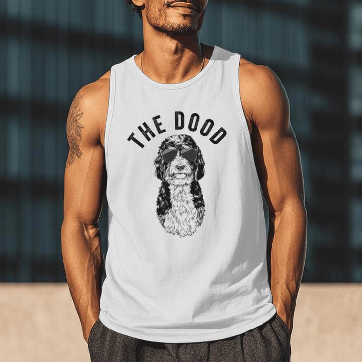 The Dood Bernedoodle Mom Doodle Dog Dad Men Tank Top