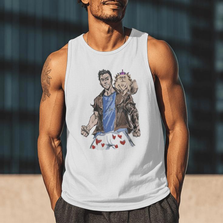 Dungeon Crawler Carl Sketchbook Princess Donut And Carl Book Men Tank Top