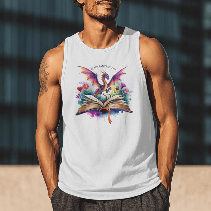 In My Fantasy Era Magic Dragon Book Men Tank Top In My Fantasy Era Magic Dragon Book Men Tank Top