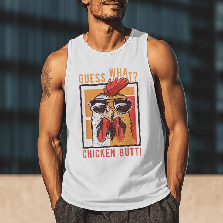 Guess What Chicken Butt DadSiblingsFriends Humor Small Men Tank Top Guess What Chicken Butt DadSiblingsFriends Humor Small Men Tank Top