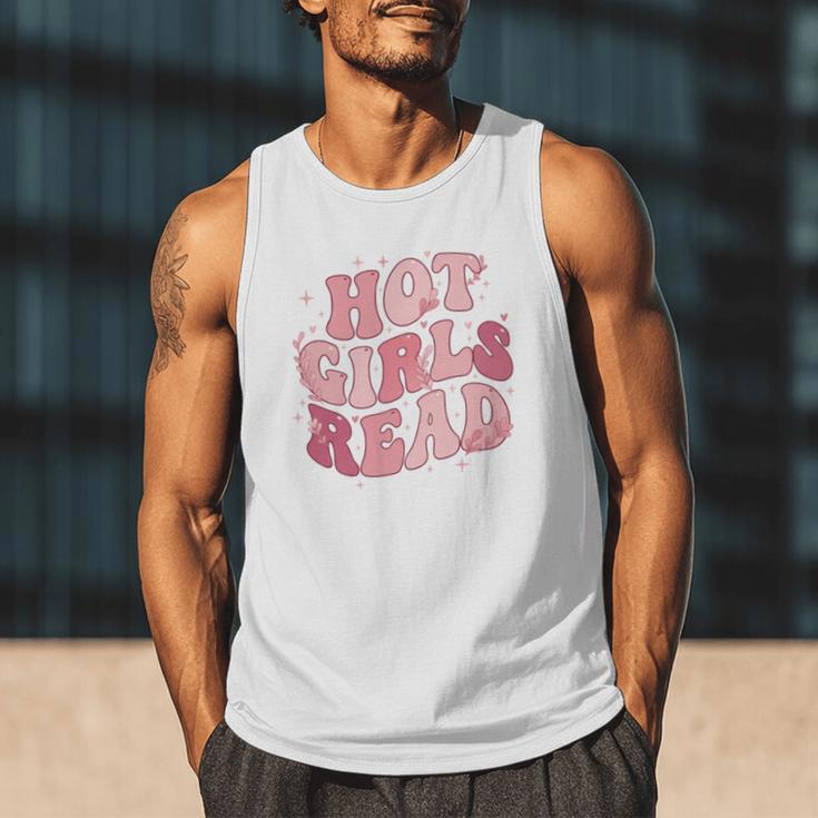 Hot Girls Read Cute Book Lover Reading Club Men Tank Top Hot Girls Read Cute Book Lover Reading Club Men Tank Top