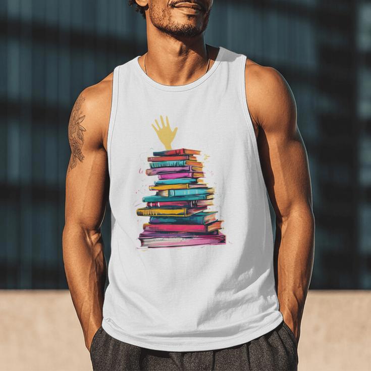 I'm OK Reading Books Library Bookworm Bookish Book Lover Men Tank Top I'm OK Reading Books Library Bookworm Bookish Book Lover Men Tank Top