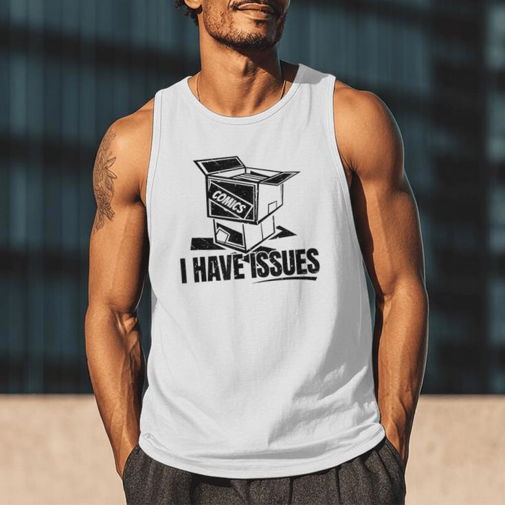 I Have Issues – Comic Book Collector Men Tank Top