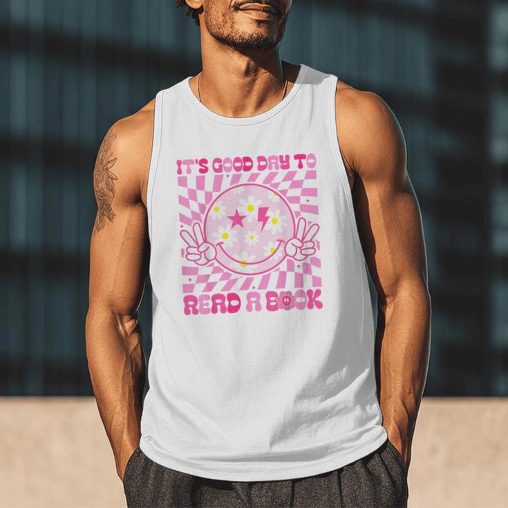 It's Good Day To Read Book Library Reading Lovers Men Tank Top