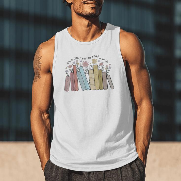 It's a Good Day To Read a Book Men Tank Top It's a Good Day To Read a Book Men Tank Top