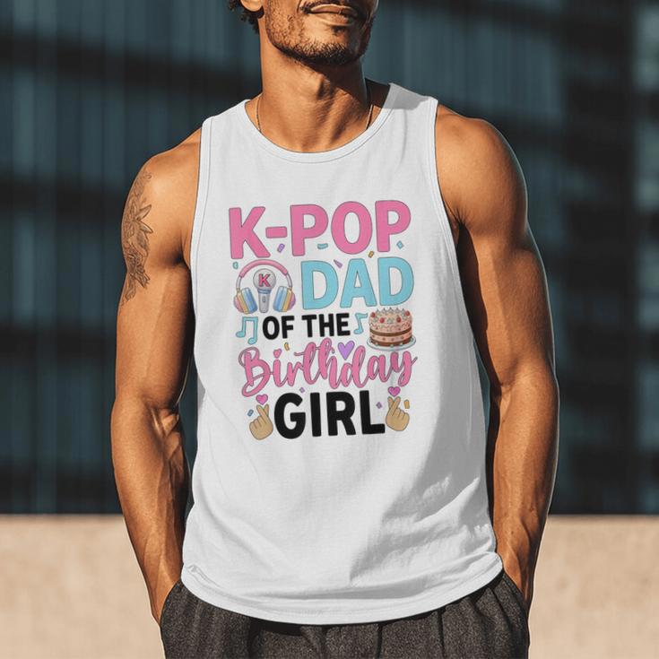 K-Pop Dad Of The Birthday Girl K Pop Birthday Party Men Tank Top