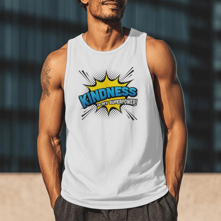 Kindness Is My Superpower Retro Comic Book T-Shirt Men Tank Top