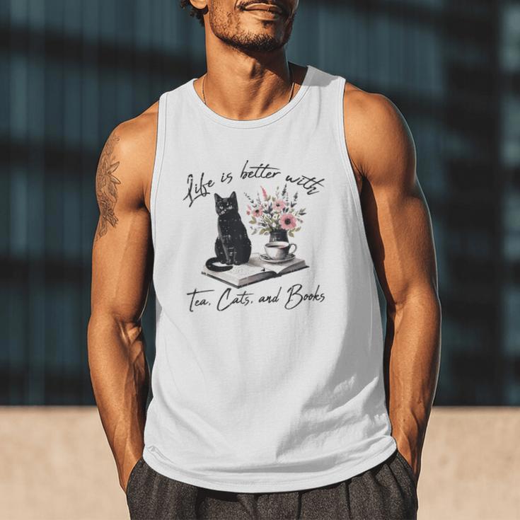 Life Better With 2 Cats Books Kitten Kitty Women Girls Kids Men Tank Top Life Better With 2 Cats Books Kitten Kitty Women Girls Kids Men Tank Top
