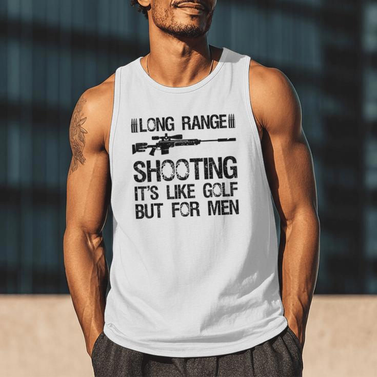 Long Range Shooting It's Like Golf But For Men Dad Men Men Tank Top Long Range Shooting It's Like Golf But For Men Dad Men Men Tank Top