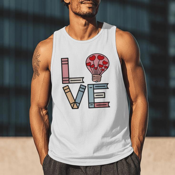 Love Books Reading Men Tank Top