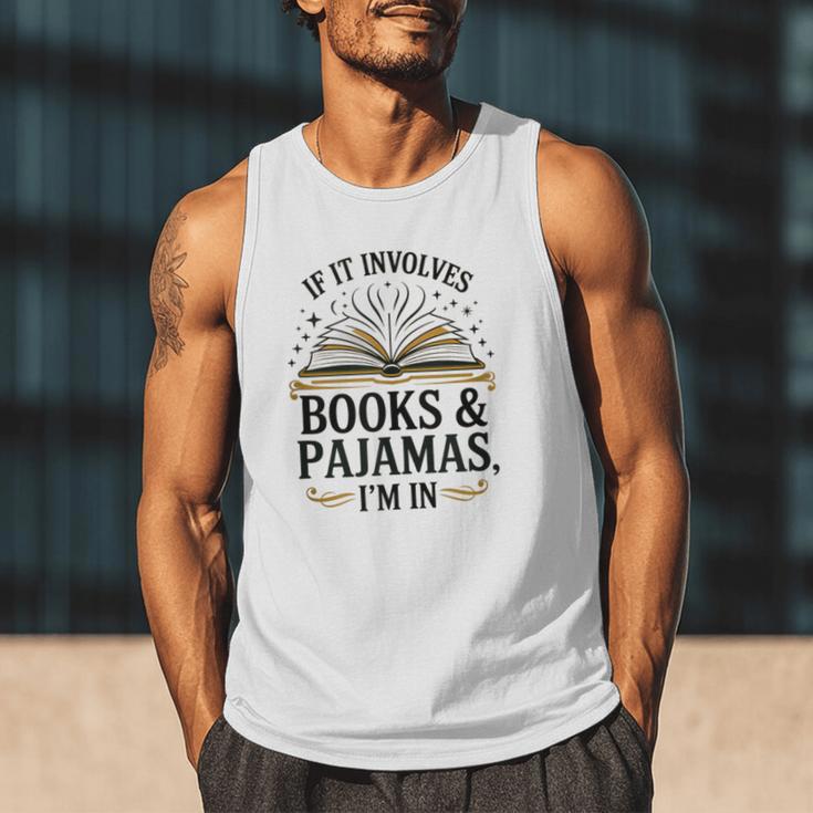 Magical Pajama And Book Lover Outfit For Readers Who Love Men Tank Top