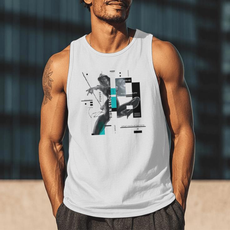 Marvel Spider-Man Gwen Stacy Responsibility Book Covers Men Tank Top