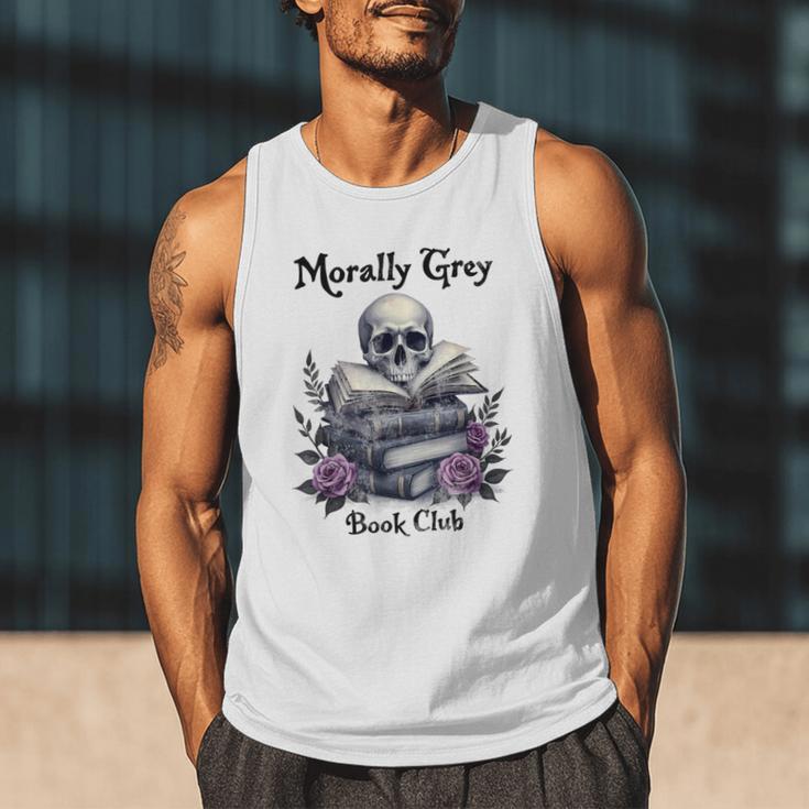 Morally Grey Book Club Gothic Vintage Style Men Tank Top Morally Grey Book Club Gothic Vintage Style Men Tank Top