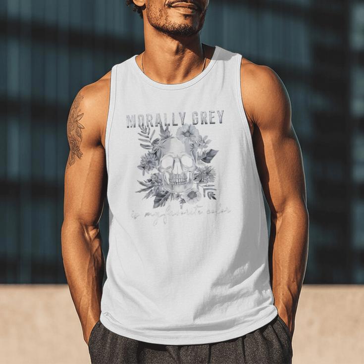 Morally Grey Is My Favorite Color Morally Grey Book Club Men Tank Top