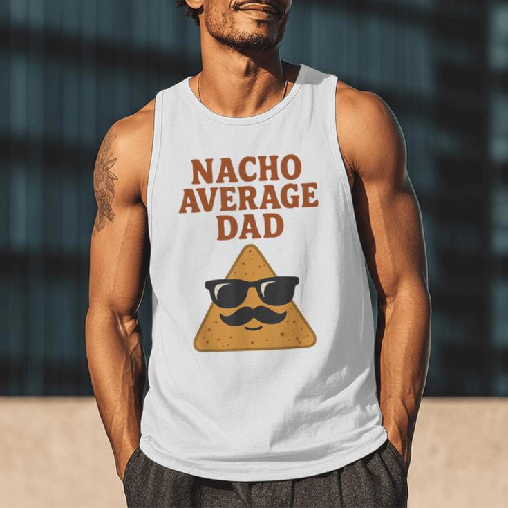 Nacho Average Dad Dad Joke Nacho Chip Men Tank Top