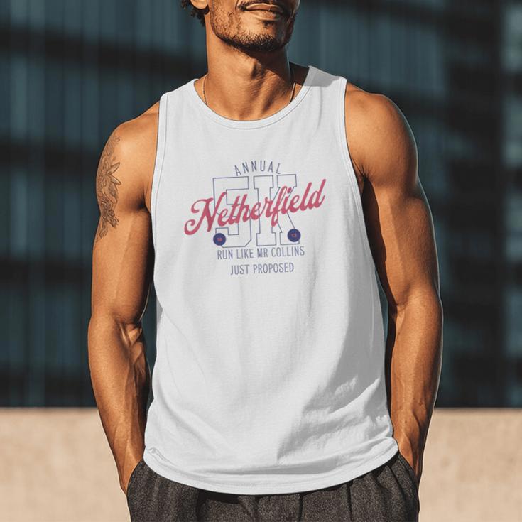 Pride And Prejudice Run Like Mr Collins Just Proposed Book Men Tank Top
