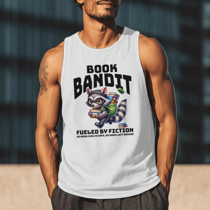 Racoon-Bookworm-Book Bandit-Fueled By Fiction Men Tank Top Racoon-Bookworm-Book Bandit-Fueled By Fiction Men Tank Top