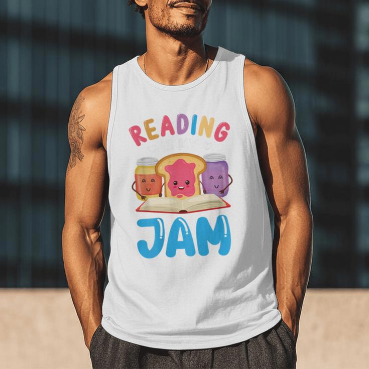 Reading Is My Jam I Love To Read Books Boy Girl Men Tank Top