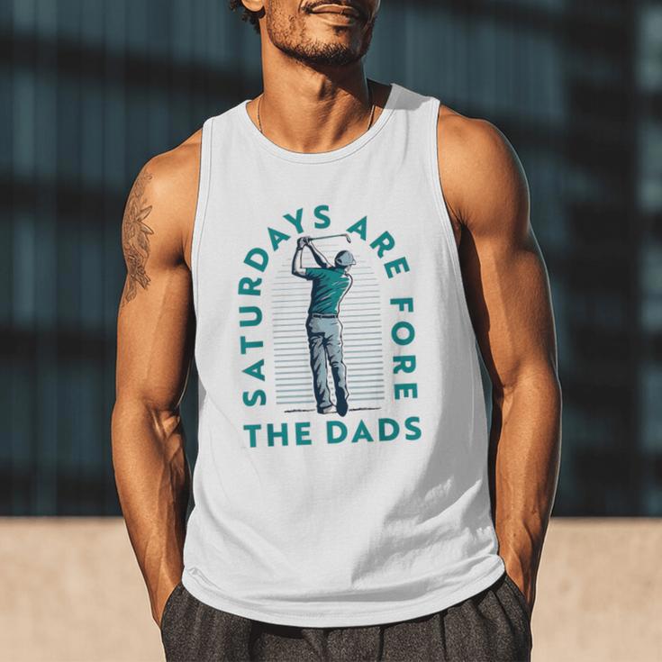 Saturdays For Dads Golfer Father's Day Men Tank Top