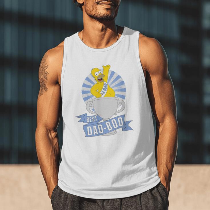 The Simpsons Father's Day Homer Best Dad BOD Men Tank Top